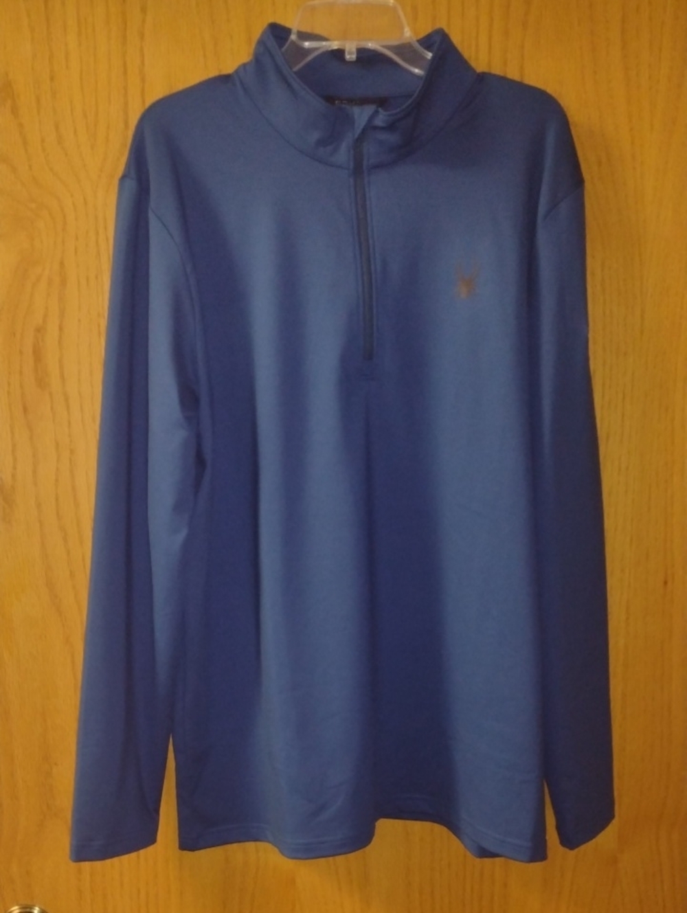 Spyder Men's Navy Quarter-Zip Pullover (J1319)